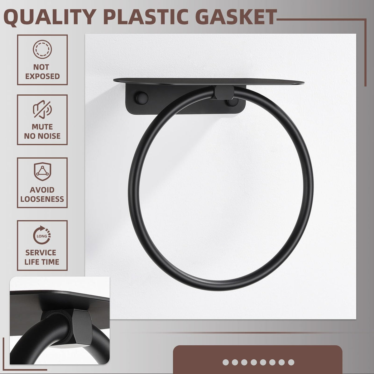 APLusee premium washer reduces friction for smooth rotation and long-term reliability.