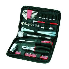 Apollo Tools 56-piece auto tool set in a compact case for roadside repairs