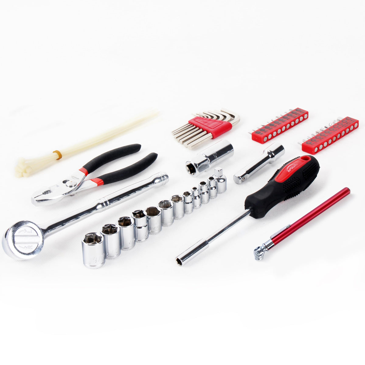 Apollo Tools bit driver with versatile bits for on-the-go fastener work