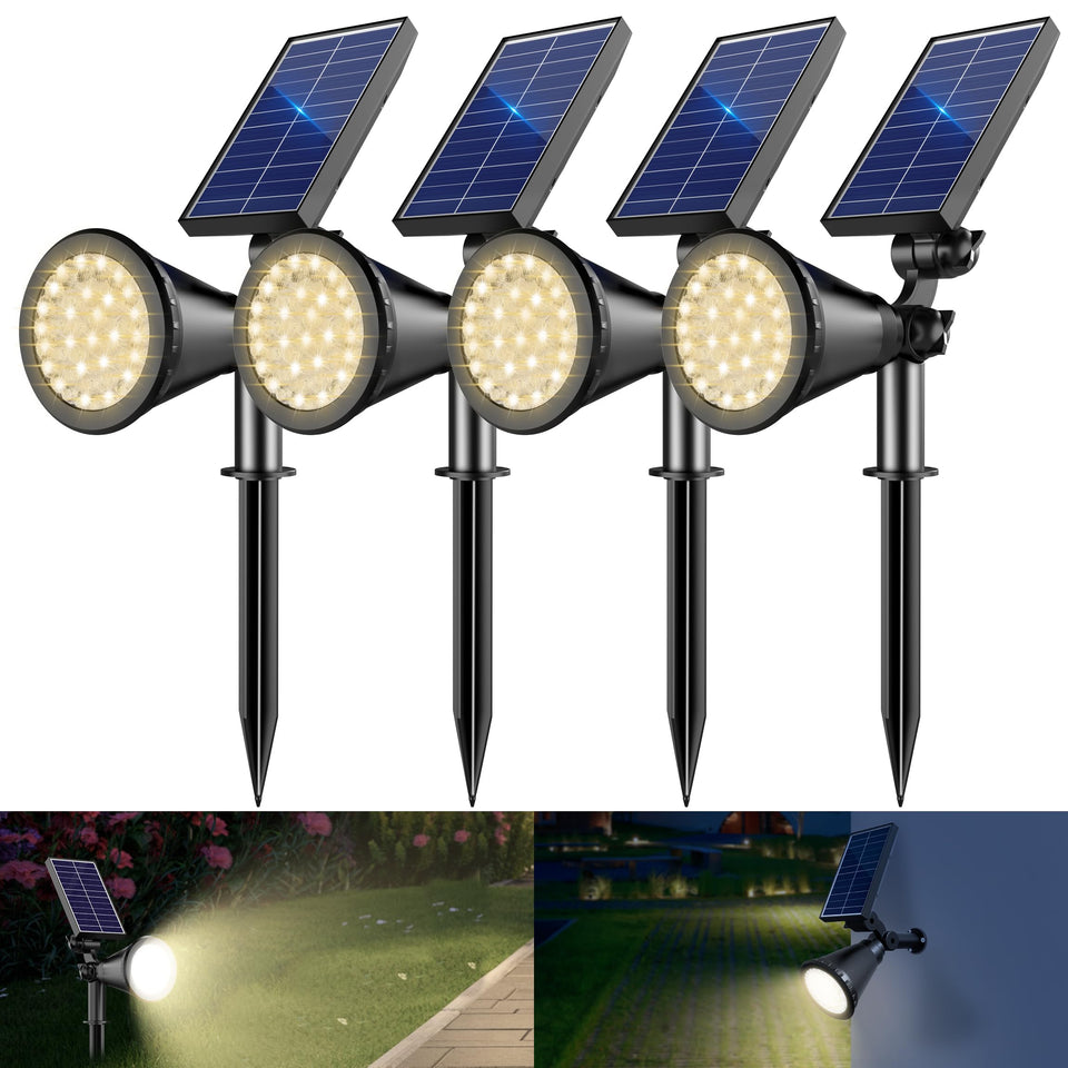 APOMAO solar spotlight wall-mount adjustable for precise garden lighting