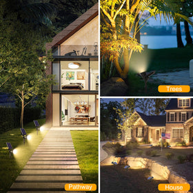 APOMAO warm white outdoor light ideal for patios and garden paths