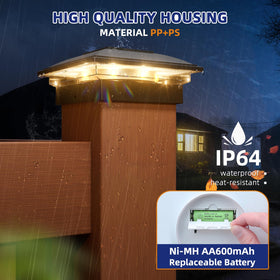 APONUO 12-pack garden decor lights creating cohesive outdoor lighting.