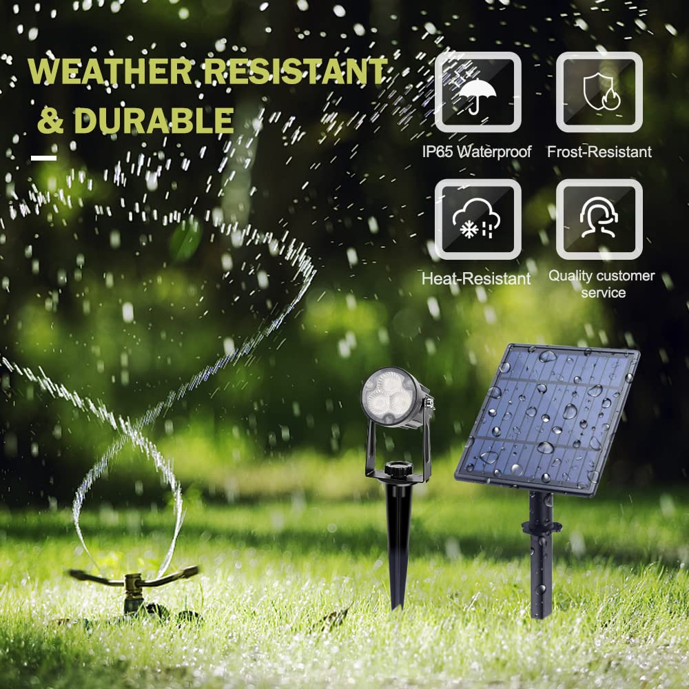 APONUO 6-in-1 yard light design for pathway, driveway, patio and garden accents
