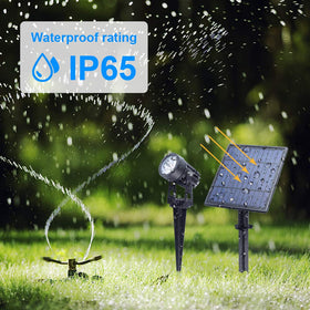 APONUO IP65 waterproof rating protects outdoor lighting in rain