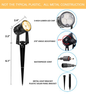 APONUO IP65 weatherproof design withstands rain and snow for year-round use