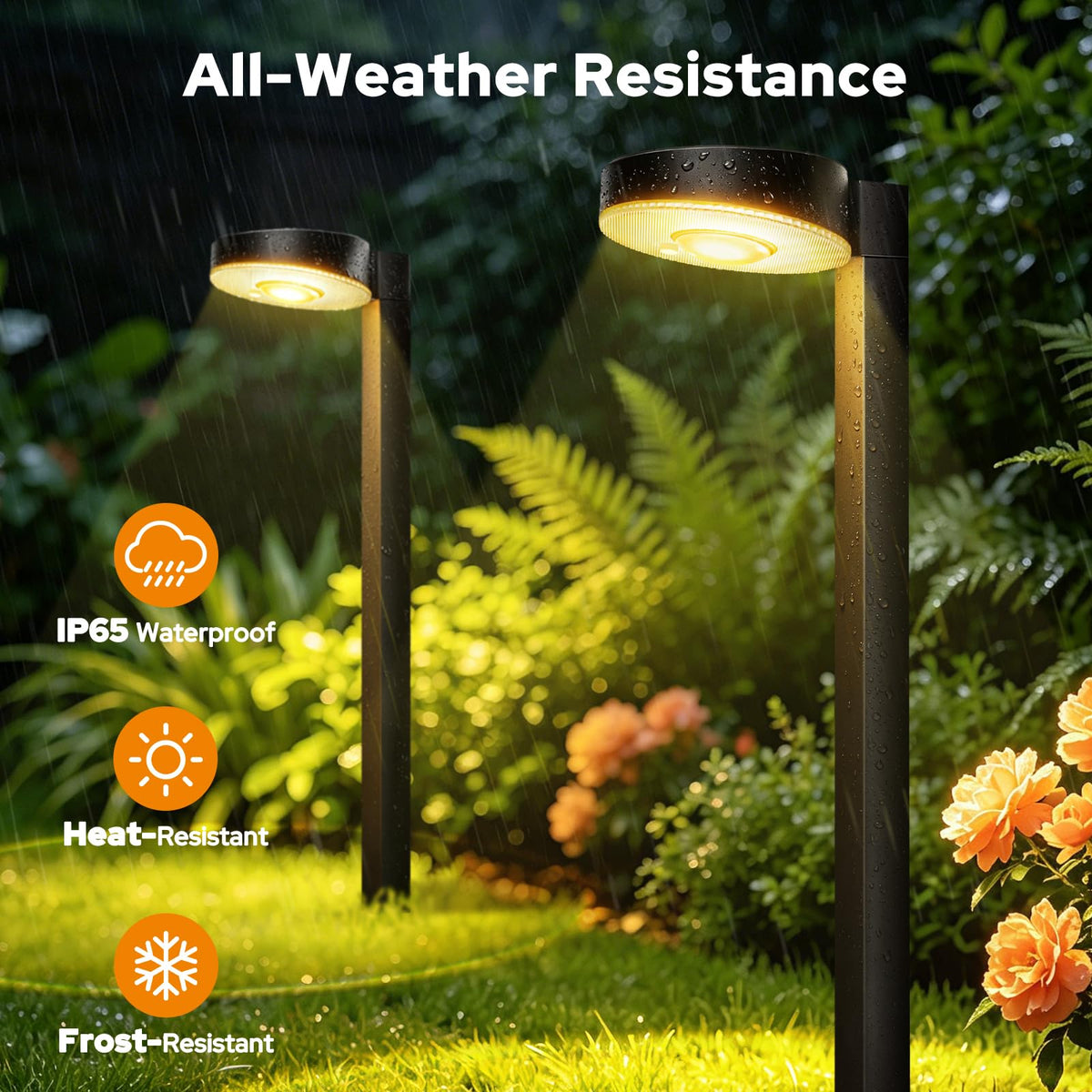 APONUO rugged ABS body resists weather and wear