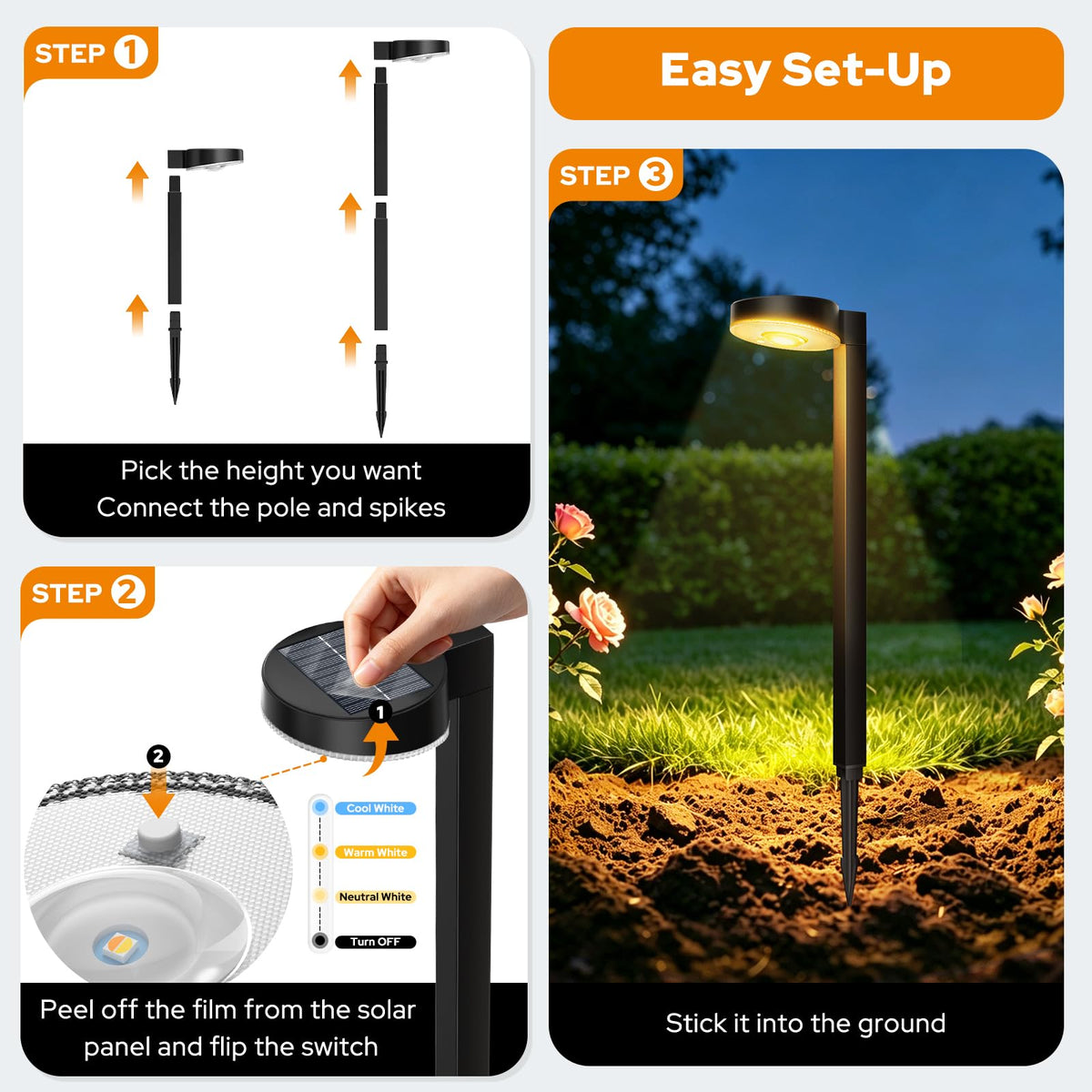 APONUO tool-free installation makes setup quick and simple