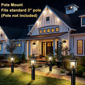 APOTO porch light ideal for entryways and decorative nighttime ambiance.