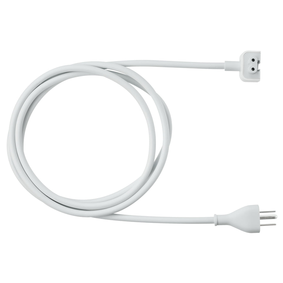 Apple Power Adapter Extension Cable extends reach for MagSafe and USB-C adapters in homes and offices.
