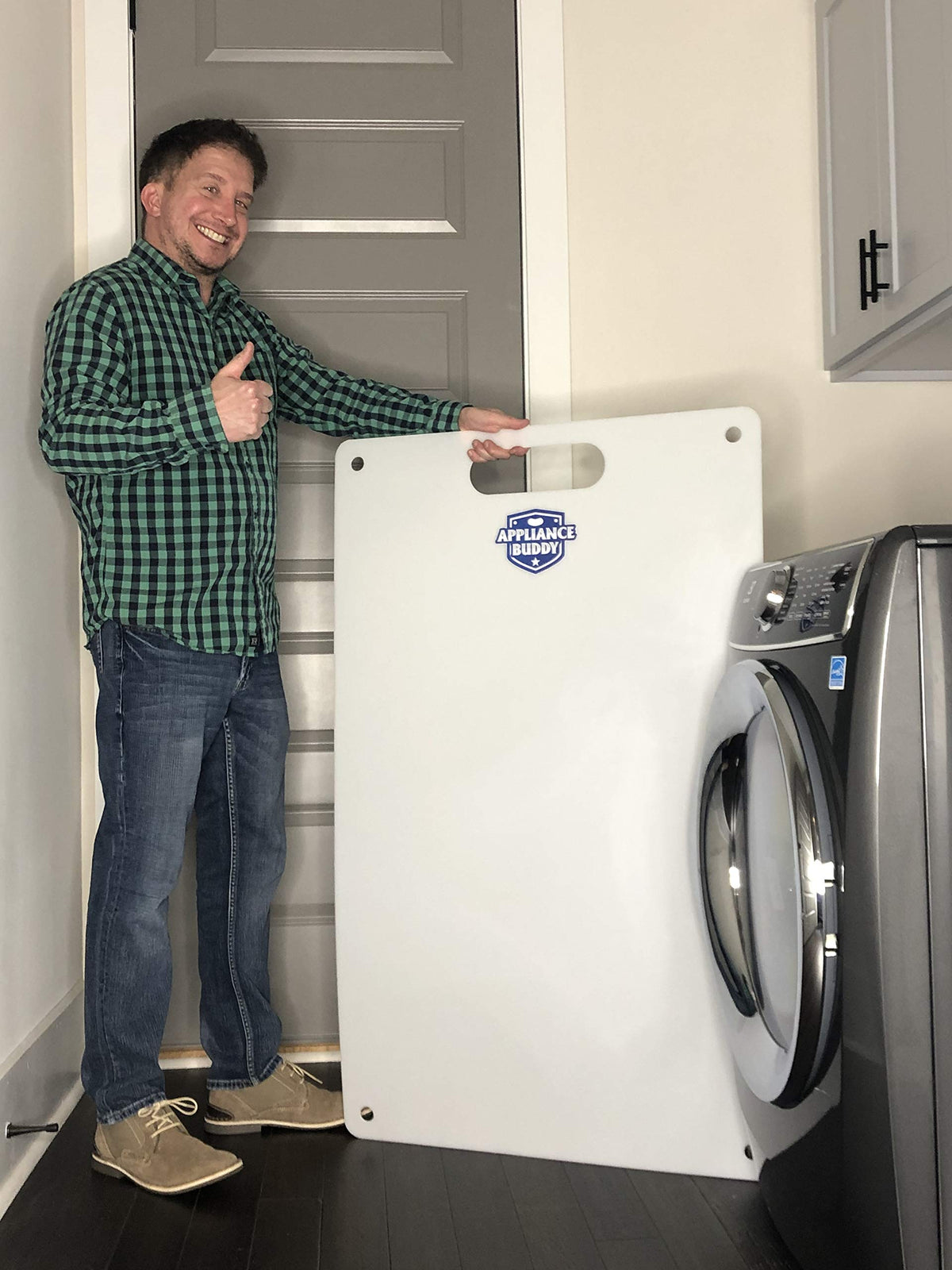 Appliance Buddy Mover one-person delivery scenario: solo appliance relocation capability.