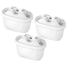 APPLIANCEMATES three-pack water filter packaging for easy replacement