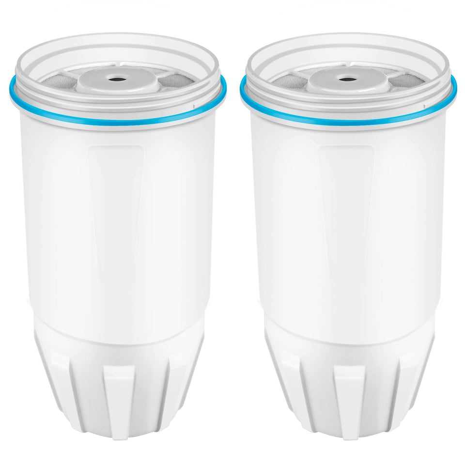 APPLIANCEMATES water filter 2-pack front view for quick replacement and compatibility