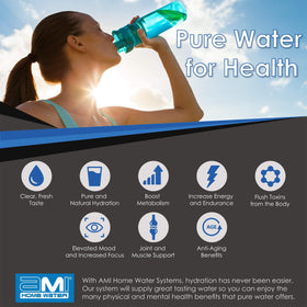 APPLIED MEMBRANES inline carbon water filter ideal as a post-filter for RO systems to polish water.