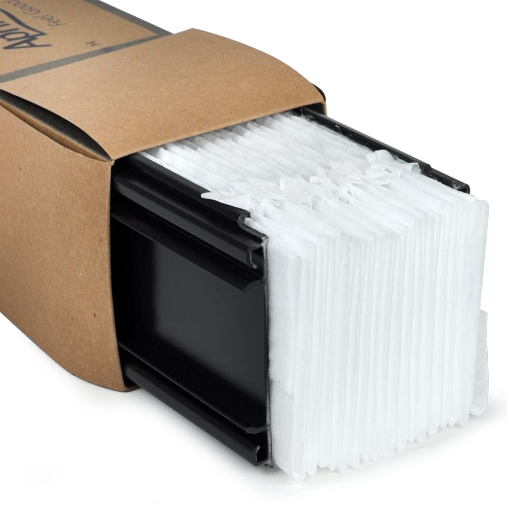 Aprilaire 110 MERV 11 filter dust capture reduces dust buildup.