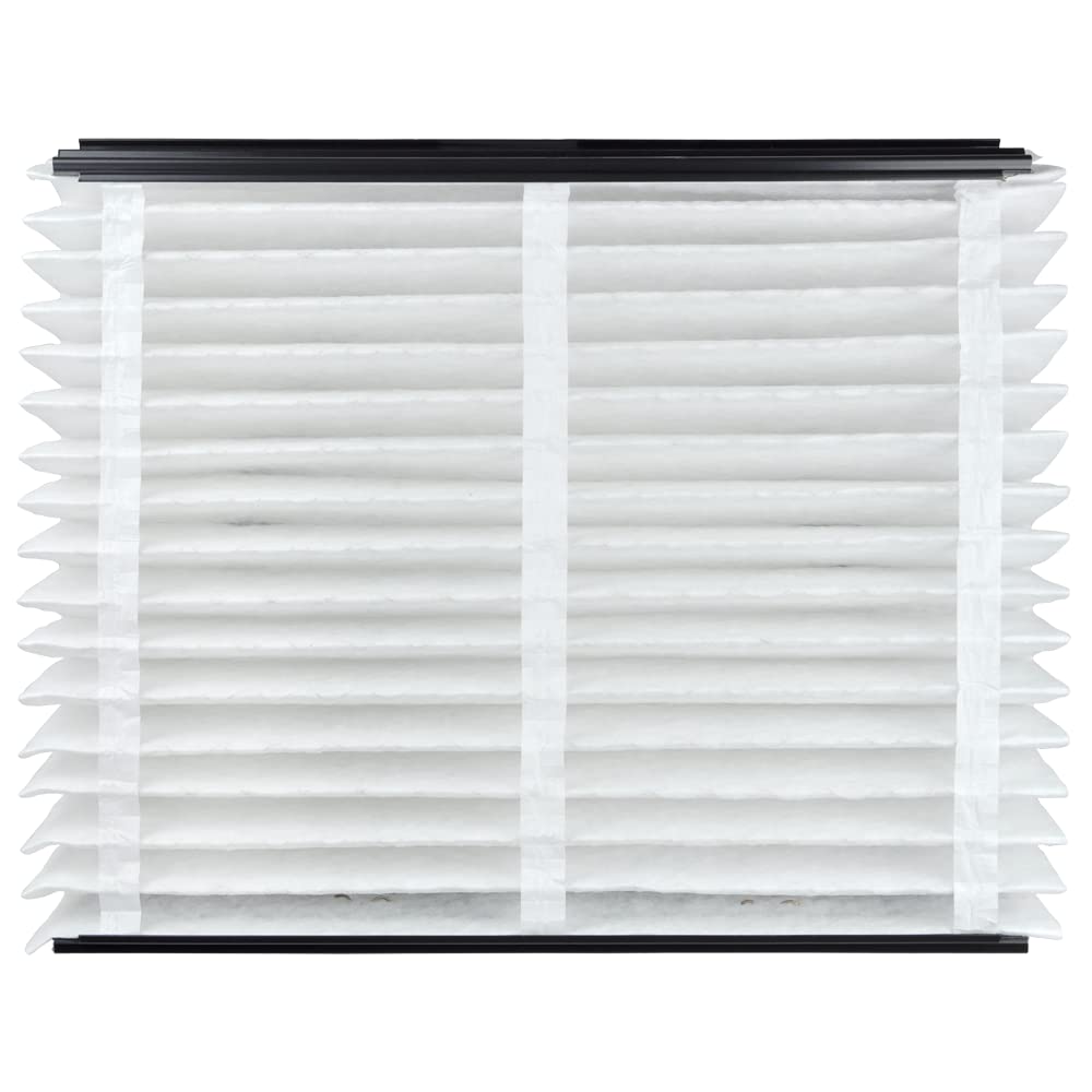 Aprilaire 110 MERV 11 filter installation demonstrates simple, tool-free replacement.