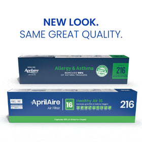 Close-up of Aprilaire 216 self-seal technology reducing air bypass