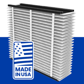 USA-made Aprilaire 216 label signaling trusted craftsmanship