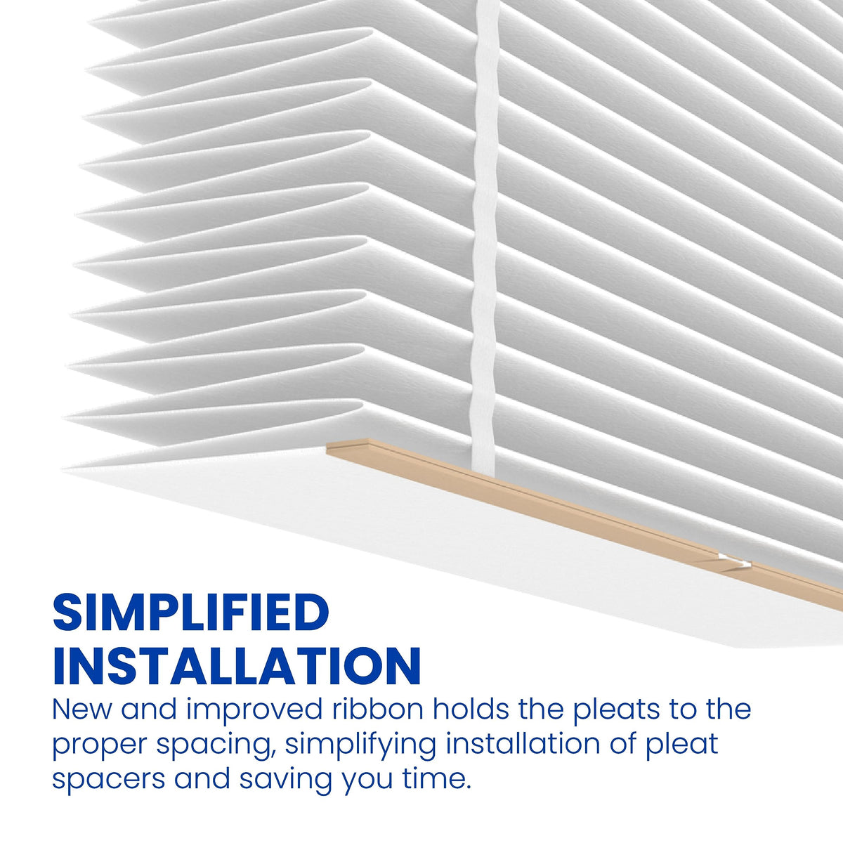 Filter installed in furnace to illustrate home use