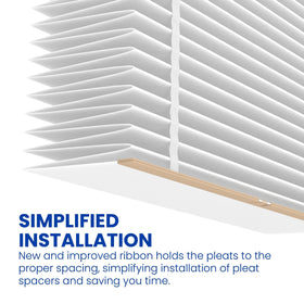 Filter installed in furnace to illustrate home use