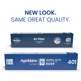 Aprilaire 401 nominal size label 16x25x6 for easy replacement