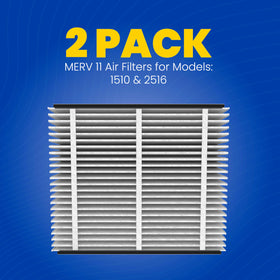 Aprilaire 510 packaging with illustrated replacement instructions