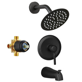 APROMOOM tub-shower faucet set ready for a full bathroom upgrade