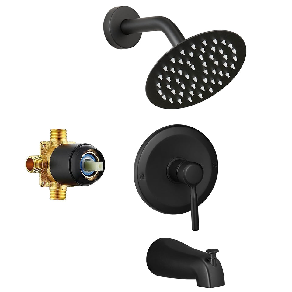 APROMOOM tub-shower faucet set ready for a full bathroom upgrade