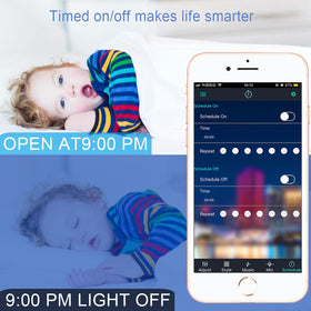 APSPOW music sync mode lets lights react to songs for lively gatherings.