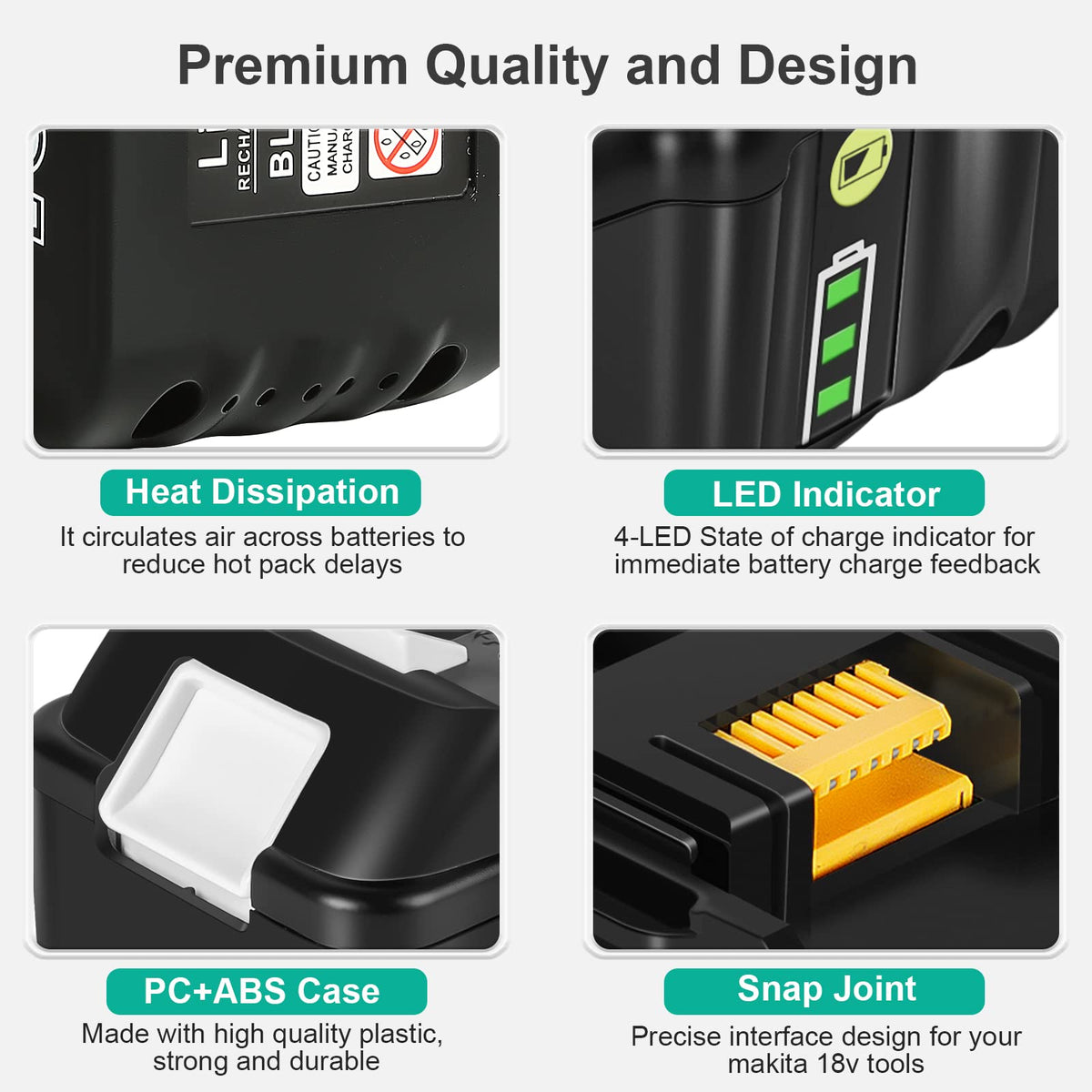APTOOLER shock-absorbing inner liner guards against drops