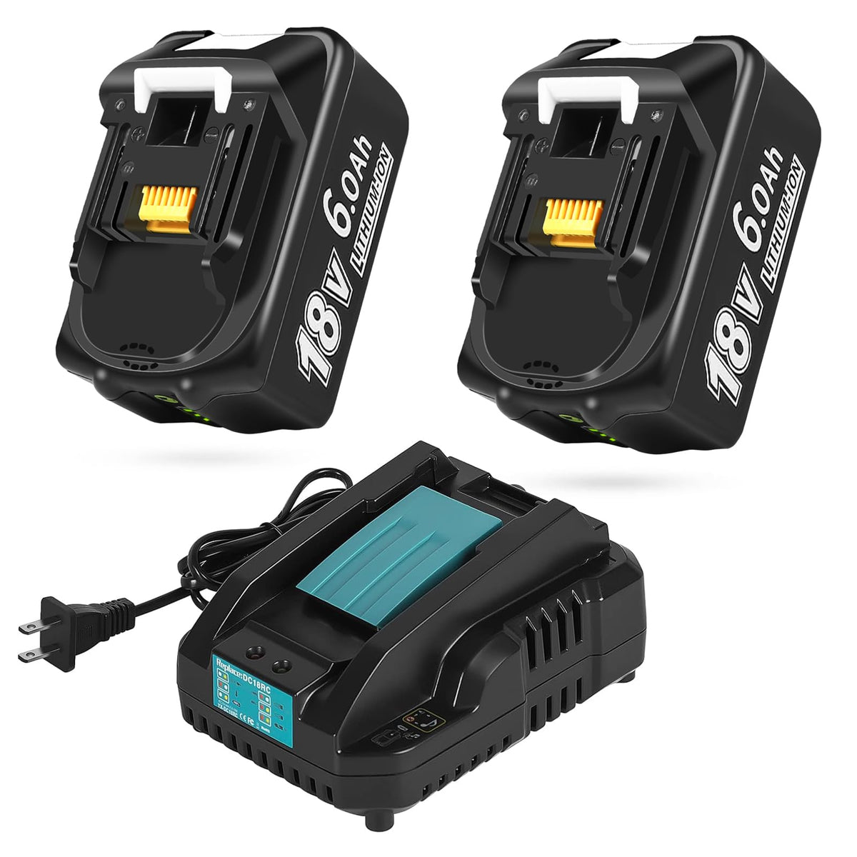 APTOOLER upgraded 6.0Ah battery for Makita 18V delivers longer runtime
