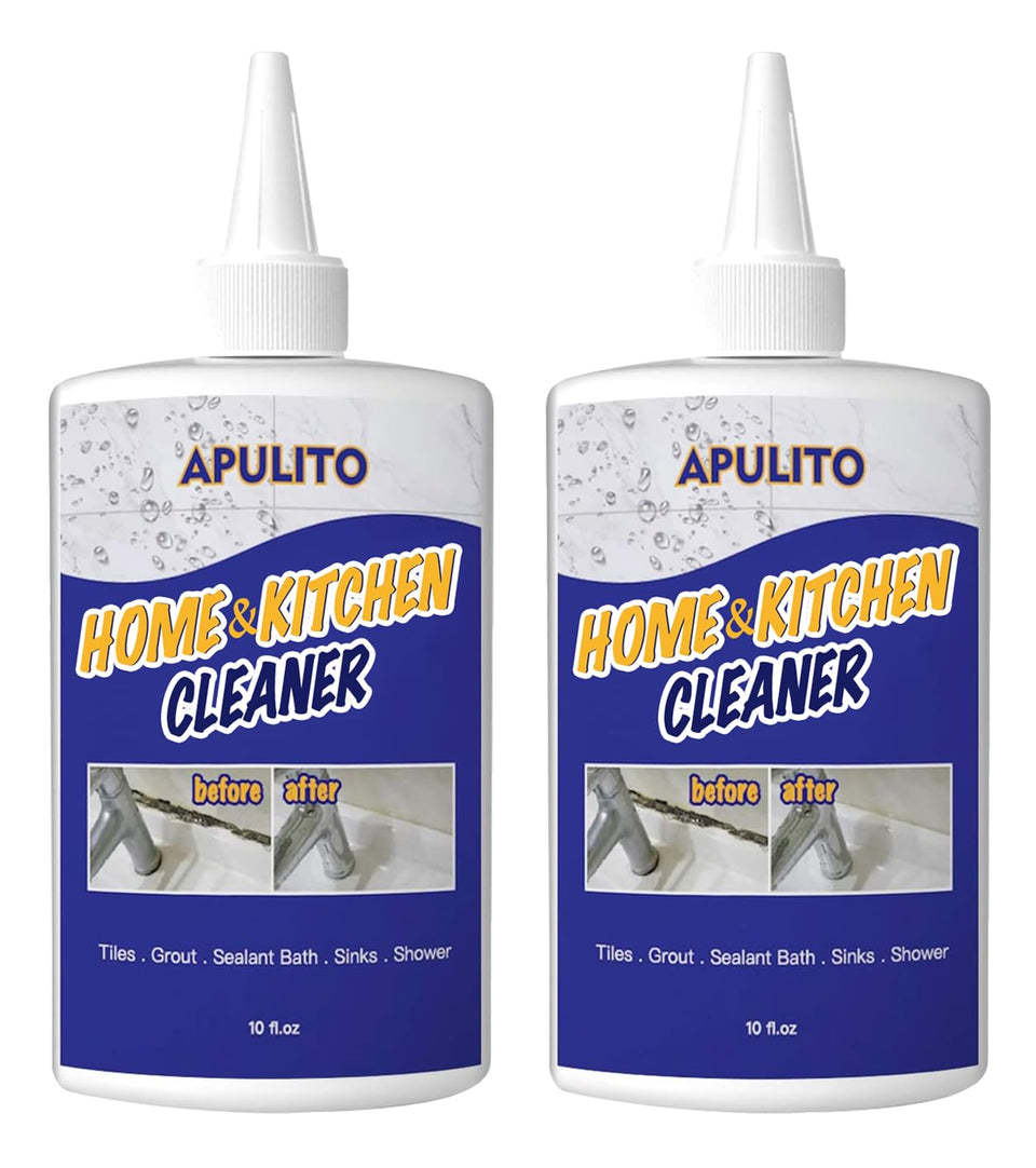 APULITO Cleaner Gel bottle and two-pack packaging ideal for multi-surface cleaning.