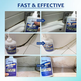 APULITO gel texture close-up shows thick cling formula for lasting action.