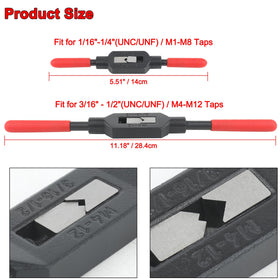 APYECKIT adjustable-nonslip-tap-wrench provides a secure grip during tapping tasks.