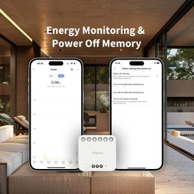 Aqara Dual Relay Module T2 wireless switch mode enables scene control from existing switches