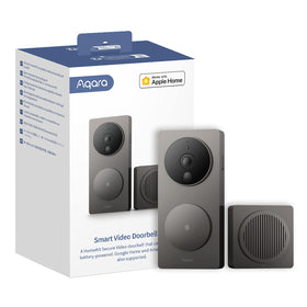 Aqara G4 video doorbell front view with crisp 1080p footage for porch monitoring