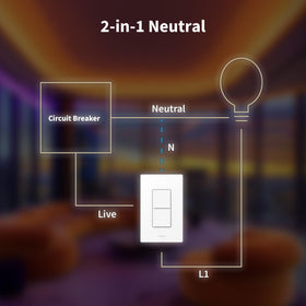 Aqara H2 wiring setup image shows neutral and no-neutral compatibility.