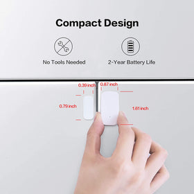 Aqara hub with sensor coordinates home automation and timely alerts.
