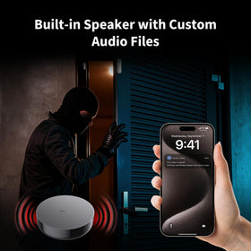 Aqara M200 built‑in speaker for alerts and doorbell notifications.