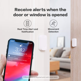 Aqara packaging and quick-start guide image highlights easy setup.