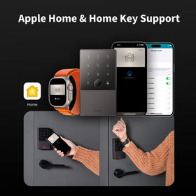 Aqara U100 fingerprint reader offers fast, convenient unlocking.