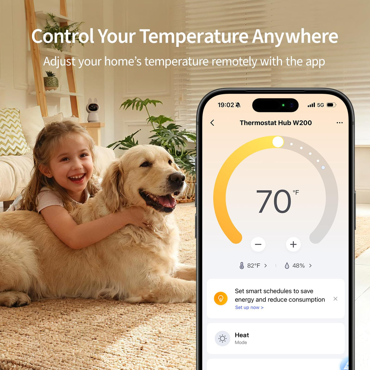 Aqara W200 connected to Apple Home for adaptive scheduling via iPhone activity.