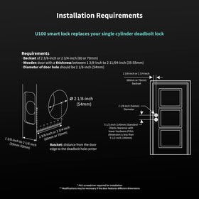 Aqara U100 battery compartment access for easy maintenance.