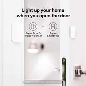 Aqara voice control integration with HomeKit and Alexa for hands-free use.