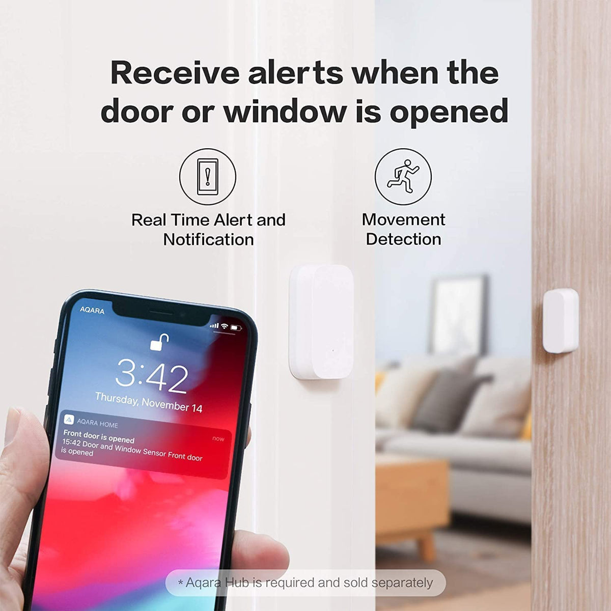 Aqara Zigbee hub connection indicating reliable network performance.