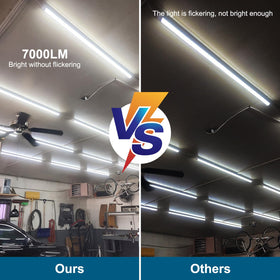 AQIQUUT LED shop light featuring durable aluminum shell for safety and longevity.