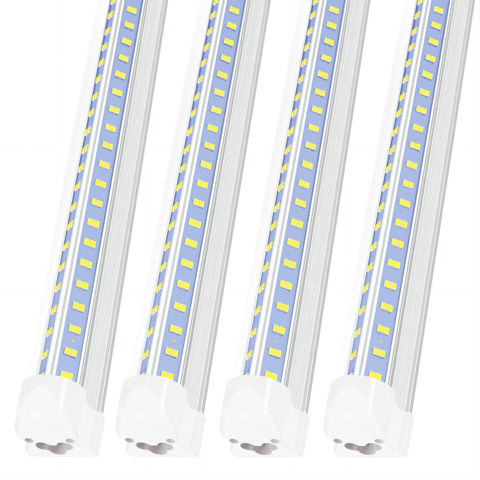 AQIQUUT LED shop lights 4ft unboxed and ready for quick installation.