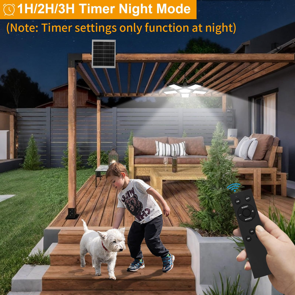 Aqonsie IP65 waterproof design withstands rain and outdoor use.