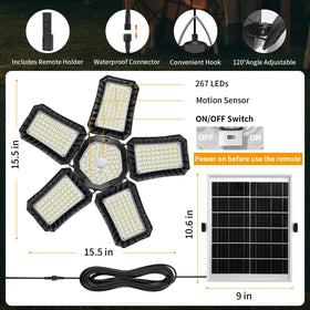 Aqonsie remote control enables easy on/off, brightness, and timer adjustments.