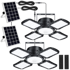 Aqonsie solar shed light remote control for easy outdoor mounting