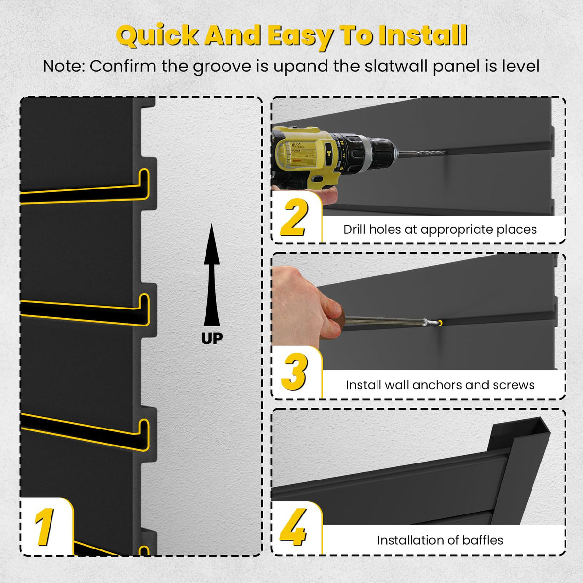 AQOVOR system stores bikes and tools without surface damage.
